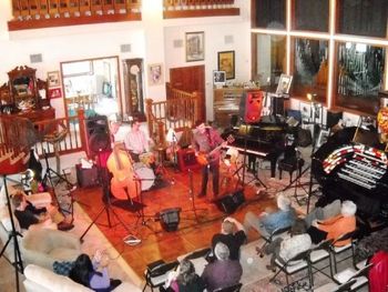 House concert at Wurlitzer Manor, Gig Harbor

