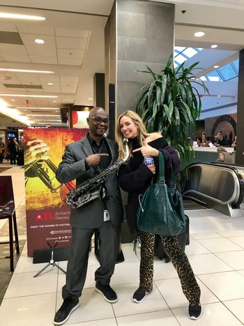 With the lovely Saxophonist Candy Dulfer
