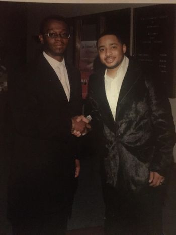 With Smokie Norful in Milwaukee, WI. at New Testament Church
