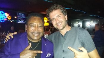 With master George Benson at The Rhythm Room
