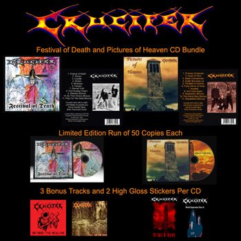 Crucifer Pictures Of Heaven and Festival Of Death Limited Run of 50 CD's
