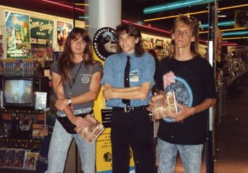Brian and Jeff at in store signing 1991
