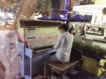 Street concert in Vancouver BC
