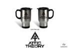 Attic Theory Logo Travel Mug - Metallic