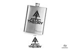 Attic Theory Logo Hip Flask - Stainless Steel