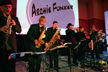 The hornline of Archie Funker at the Respite Care Holiday Ball 2010
