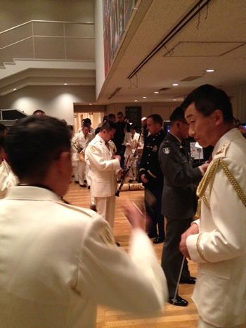 Backstage with the Japanese Ground Forces Central Band, Tokyo
