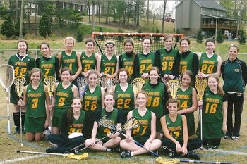 The Alabama State Championship Lacrosse team - 2008. Alex is #39.
