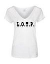 L.O.T.P. Women's Fitted V-Neck