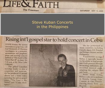 Steve Kuban Concerts in the Philippines
