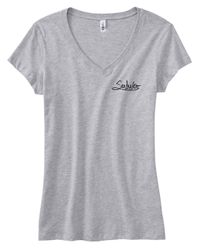 Soulwise Woman's Gray V-Neck 50% OFF