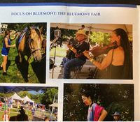 Featured in local paper, photo from playing Bluemont Fair 2022.
