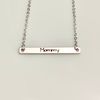 Mommy Necklace - Silver Plated