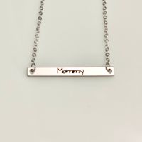 Mommy Necklace - Silver Plated