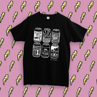 Beer Can T-Shirt | Black