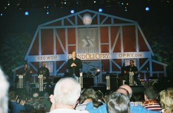 Playing Grand Ole Opry with Johnny Reid
