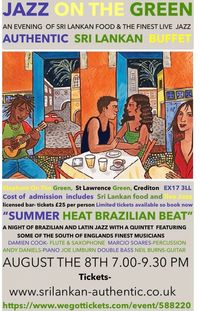 Jazz on the Green Presents a night of Latin Jazz (Food available)