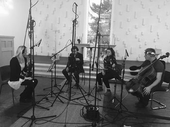 Recording the string quartet in Estonia
