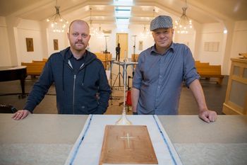 Director Alexandre Phillipe and composer Jon Hegel in Estonia
