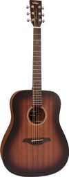 Vintage V440WK Statesboro Paul Brett Dreadnought Acoustic Guitar,Whisky Sour