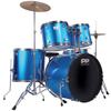 PP Drums Full Size 5 Piece Drum Kit (2 colours to choose from)