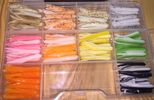 70 PIECE MUDDYWATER BOX WITH 7 JIG HEADS