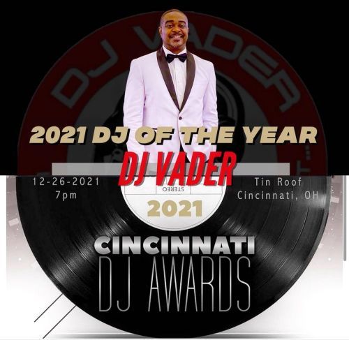 Honored to be named DJ of the year for 2021 in Cincinnati Ohio!