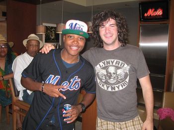 Victor Victorious and I in the Nickelodeon Suite at Citi Field.
