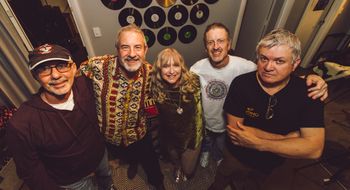 Rick Melick, Buzz Bidstrup, Aly Cook, Clive Harrison and George Washingmachine
