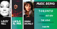Music Being Tour - Lucila Al Mar, Sarah Decarlo and Lacey Hill