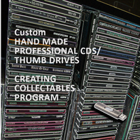CUSTOM HAND-MADE PERSONALIZED CDS  or thumb drives