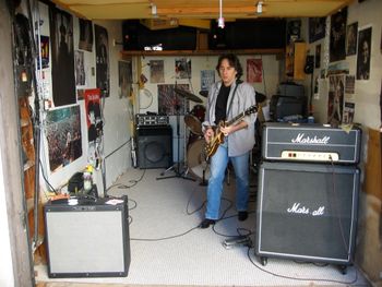 My garage in Hermosa Beach, CA.  Outtakes from the Million Miles photo shoot.
