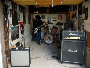 My garage in Hermosa Beach, CA.  Outtakes from the Million Miles photo shoot.
