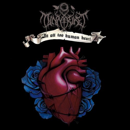 An all too human heart artwork by Anna Marine single by Stein Akslen's Norwegian black metal band Minneriket