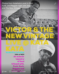 Victor and The New Vintage Live @ Kata Kata, Brixton
