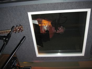 Doug Ingoldsby adding Background vocals 2011 in NYC
