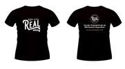 Make Mine the REAL thing t-shirt (black)