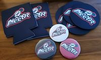 BPRO Can Coozies, Pins, and Coasters