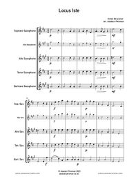 Locus Iste - Bruckner (Arr. Alastair Penman for Sax Quartet)