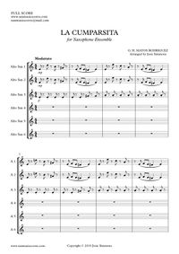 La Cumparsita - Rodriguez (Arr. Josie Simmons for 6 Alto Saxophones)