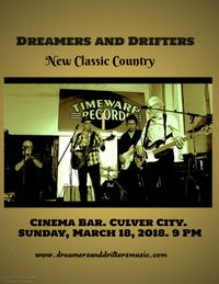Dreamers and Drifters at Cinema Bar