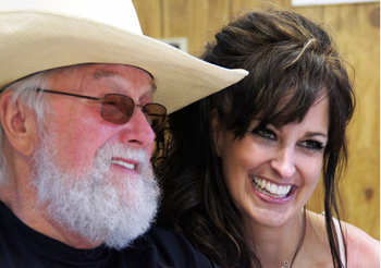 Michelle with Charlie Daniels
