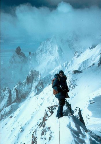 Gary Zielinski, winter in the French Alps.
