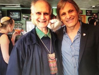 Peter Bruchhausen with Viggo Mortensen whoes father incorporated Omegalink.

