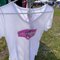 GB Leighton White and Pink T-Shirt