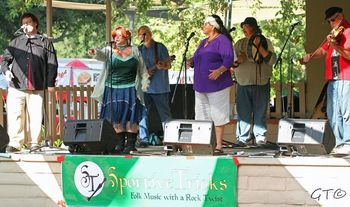 On stage at The Big Irish Fair Irvine CA-June 2012 -Picture by Gar Travis
