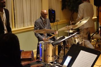 Charlie Rice jazz drummer at 90
