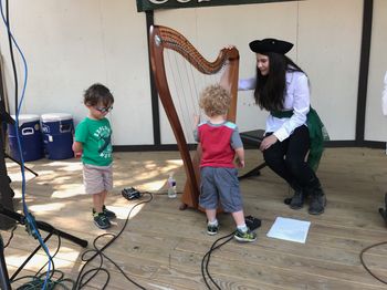 Young fans at Sherwood Forest Faire

