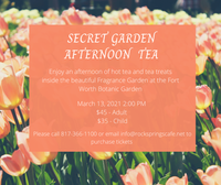 Secret Garden Afternoon Tea