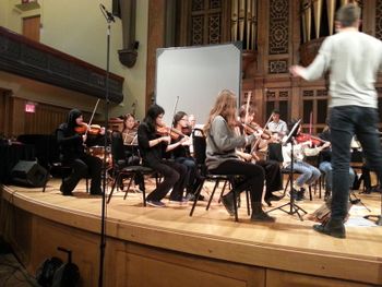Dixon Hall String Orchestra playing with The g27, Toronto ON
